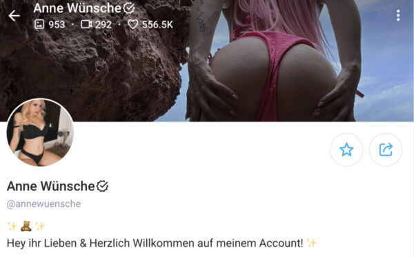 Anne Wünsche auf OnlyFans